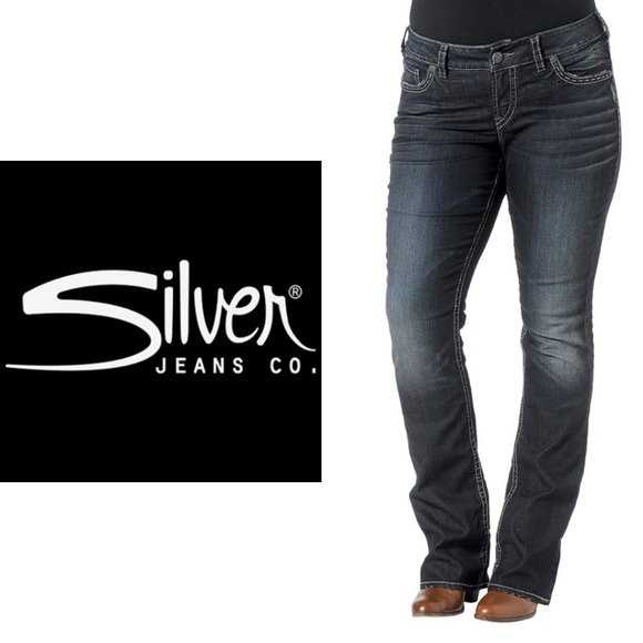 Silver Suki Baby Boot Jeans - 32x35